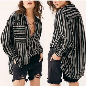 We the Free People summer breeze striped popoever tunic
